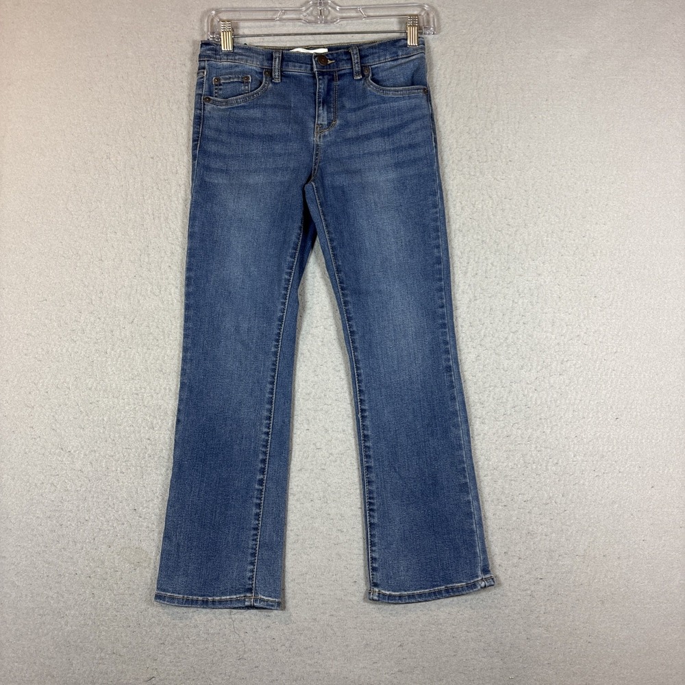 Youth Levi's Boot Cut Blue Jeans Size 10 Reg with Adjustable waist